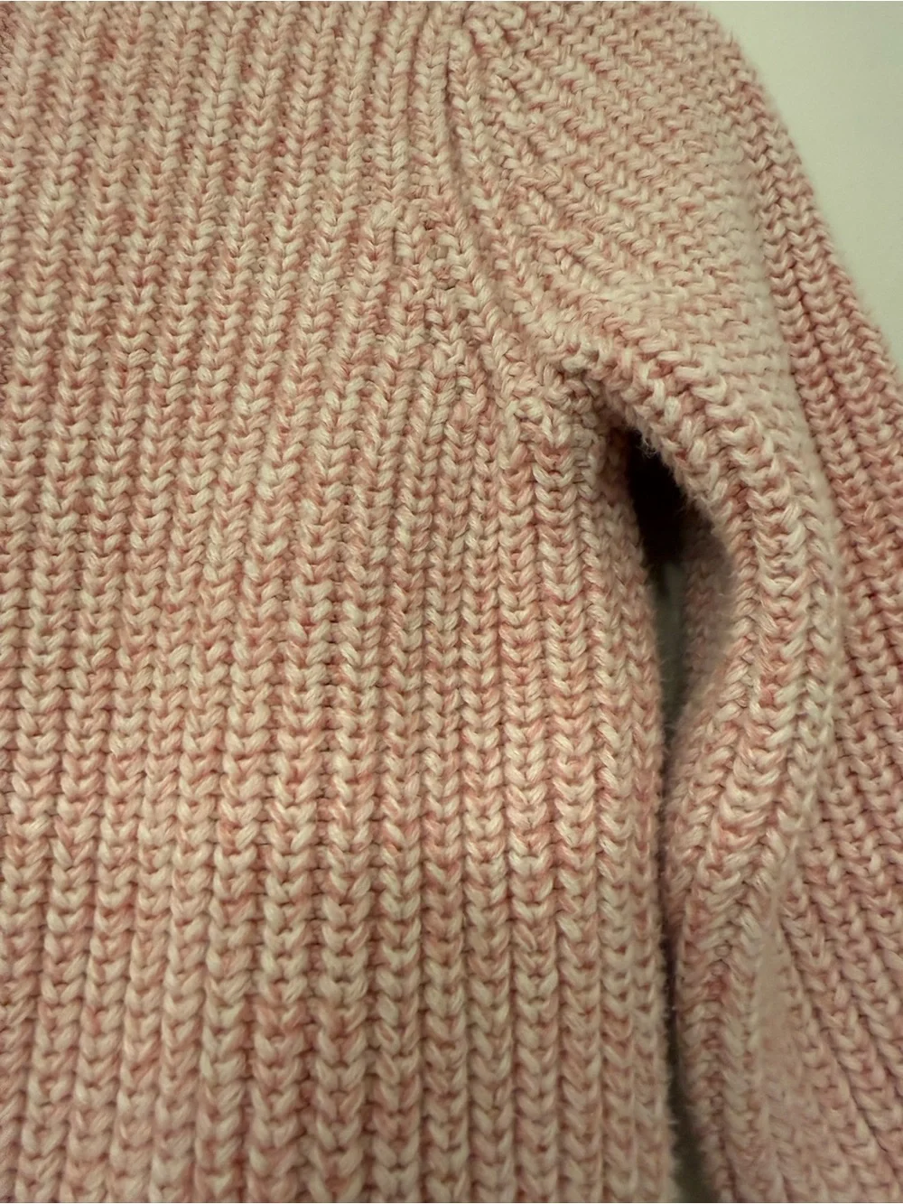 Baby GAP Pink Chunky Knit Crewneck Sweater